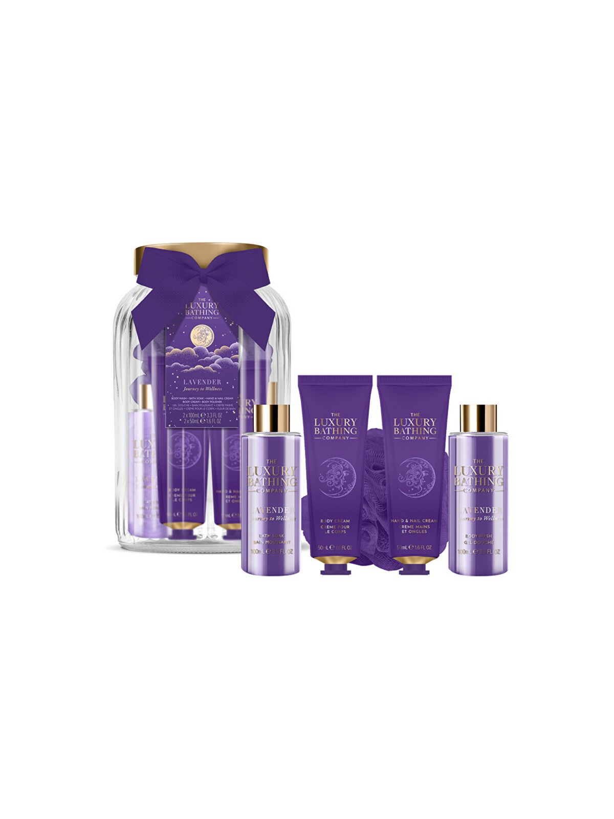 Set regalo per la cura del corpo The Luxury Bathing Company in vetro (Lavanda) donna