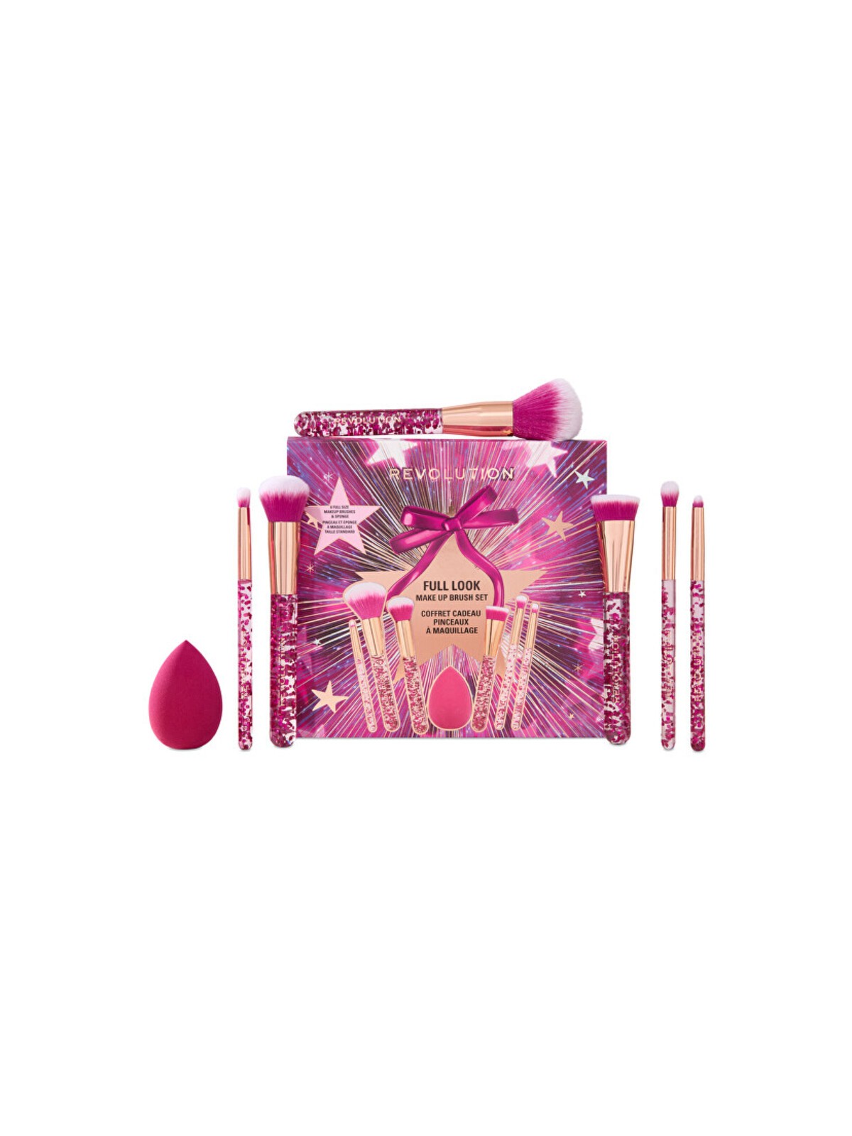 Set regalo di pennelli per il trucco completo Makeup Revolution Beauty Full Look - Set regalo donna