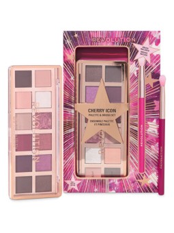 Palette di ombretti e set di pennelli Makeup Revolution Cherie Icon - Set regalo donna