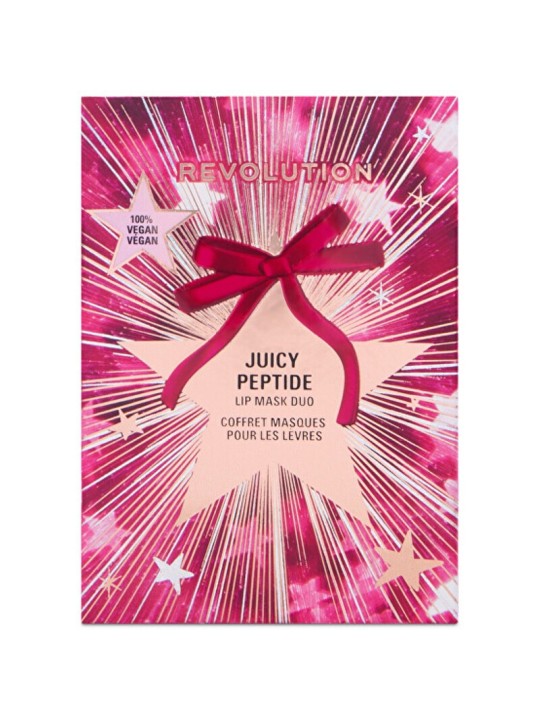 Set di maschere labbra Makeup Revolution Juicy Peptide - Set regalo donna