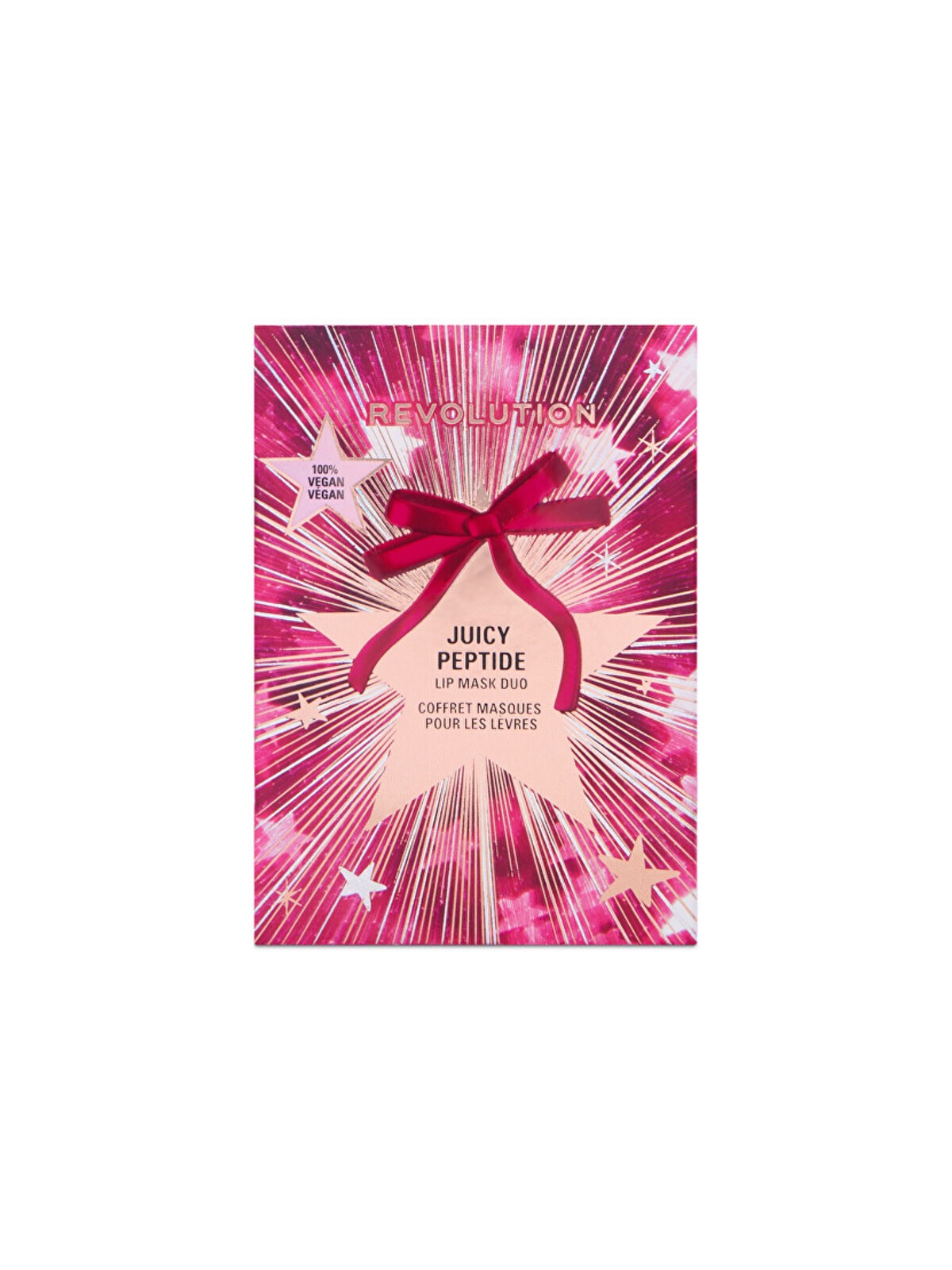 Set di maschere labbra Makeup Revolution Juicy Peptide - Set regalo donna