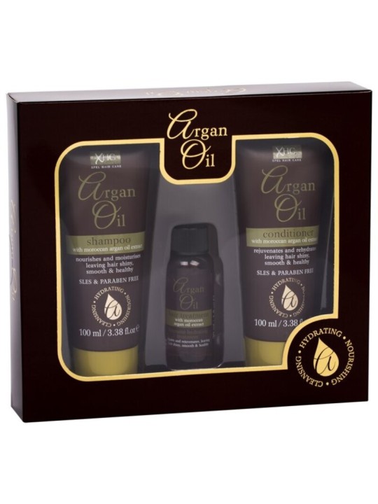Set per capelli XPel all'olio di argan - Set regalo per la cura dei capelli da donna