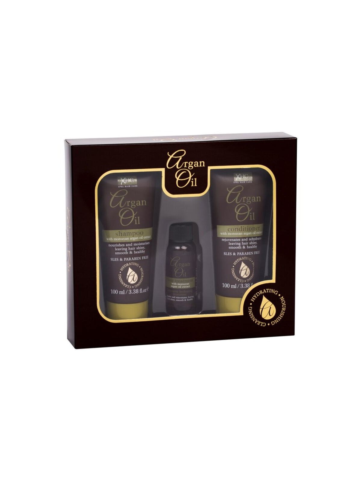 Set per capelli XPel all'olio di argan - Set regalo per la cura dei capelli da donna