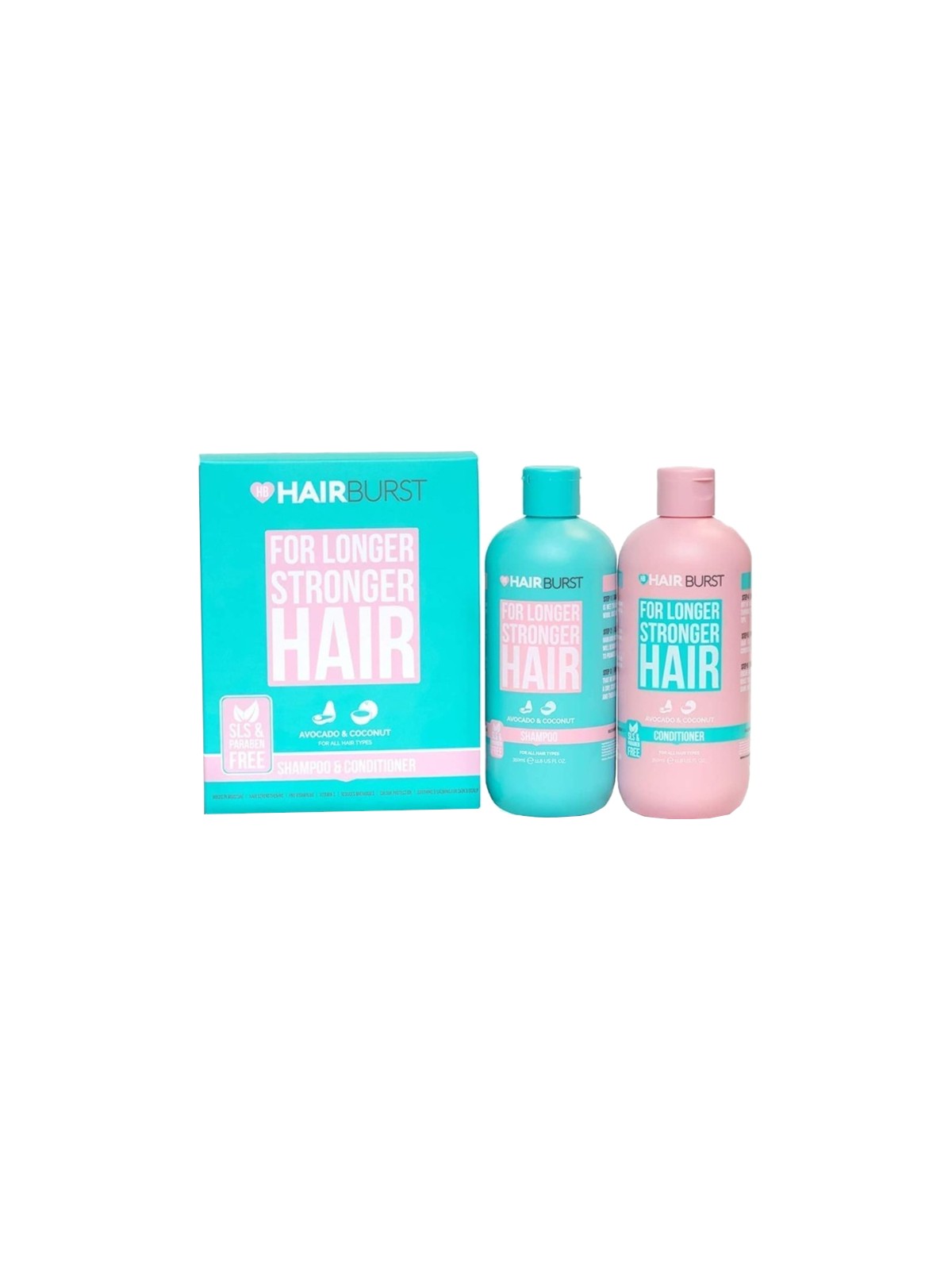 Set per capelli più lunghi e forti Hairburst - Set regalo per la cura dei capelli Donna