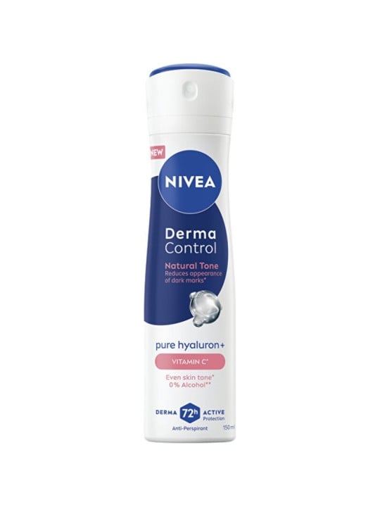 Nivea Derma Control Natural Tone Antitraspirante - Antitraspirante in spray 150ml donna