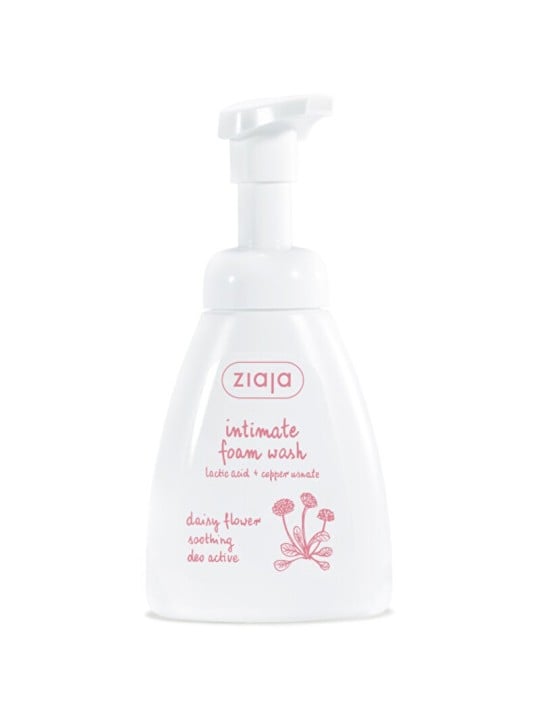 Ziaja Intimate Foam Wash Daisy - Schiuma detergente per l'igiene intima 250ml donna