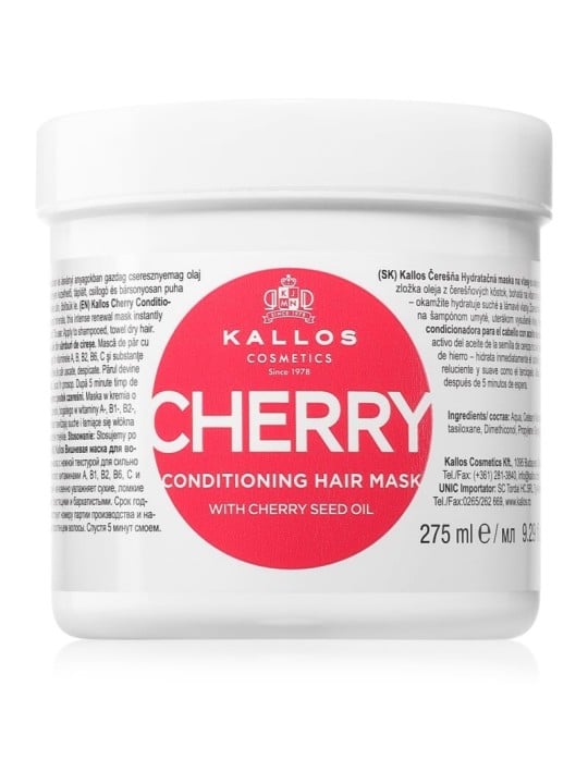 Maschera per capelli Kallos Conditioning Cherry 275ml donna