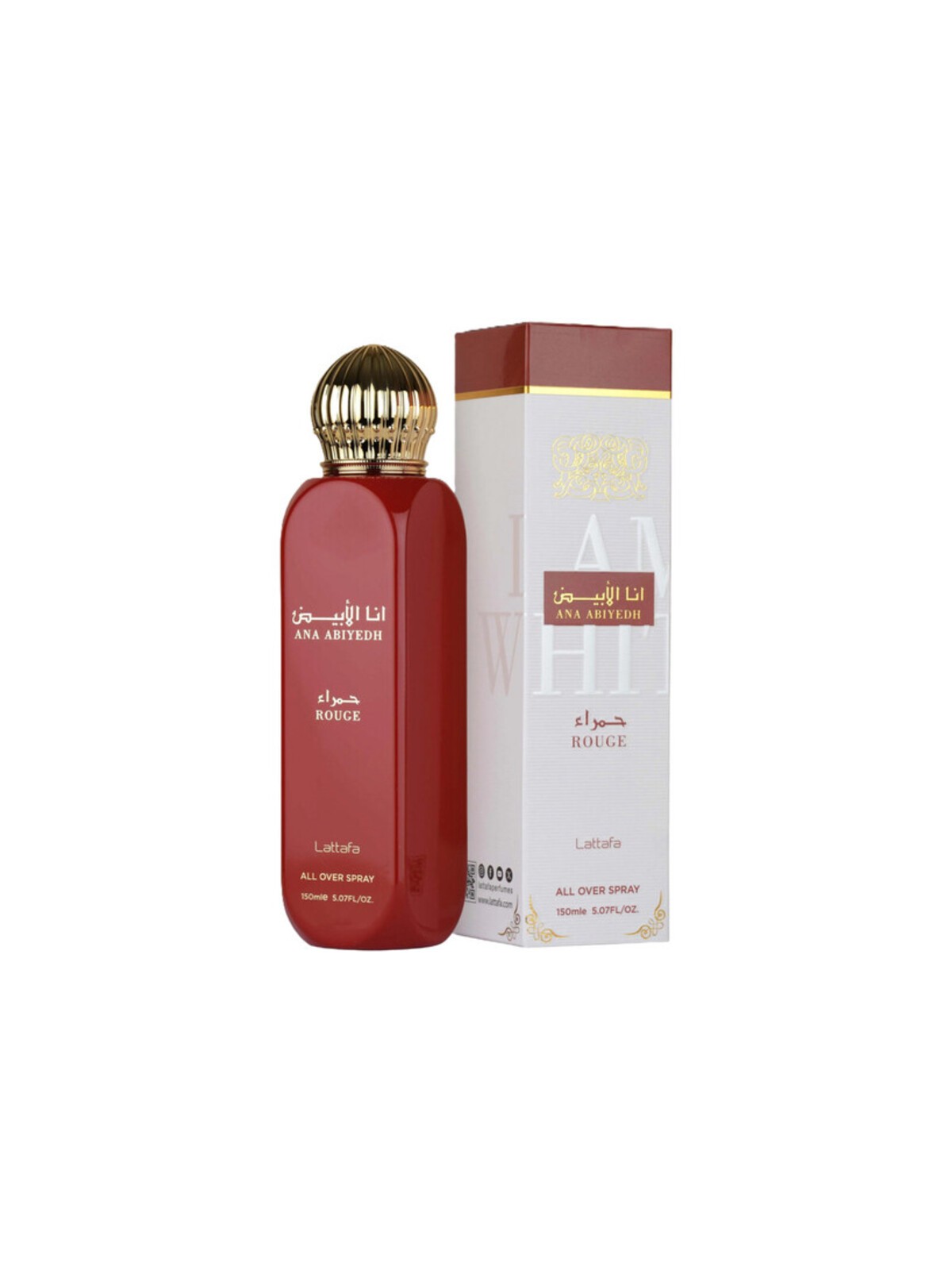 Lattafa Profumi Ana Abiyedh Rouge Spray Corpo 150ml unisex