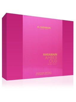 Al Haramain Al Haramain Amber Oud Ultra Violet Set regalo eau de parfum 75ml, eau de parfum 30ml e body mist 200ml donna