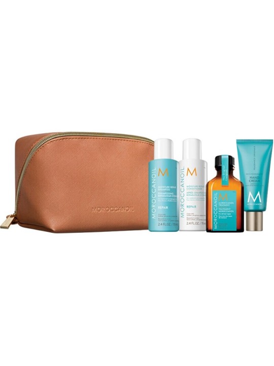 Set riparatore Moroccanoil - Set regalo per la rigenerazione dei capelli secchi? Donna