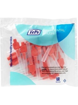 TePe Spazzolini interdentali extra morbidi (0,5 mm rossi 25 pezzi) - Spazzolini interdentali finissimi donna