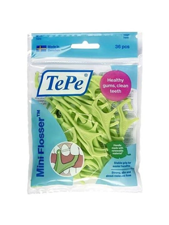 TePe Mini Flosser (36 pezzi) - Filo interdentale con filo interdentale Donna