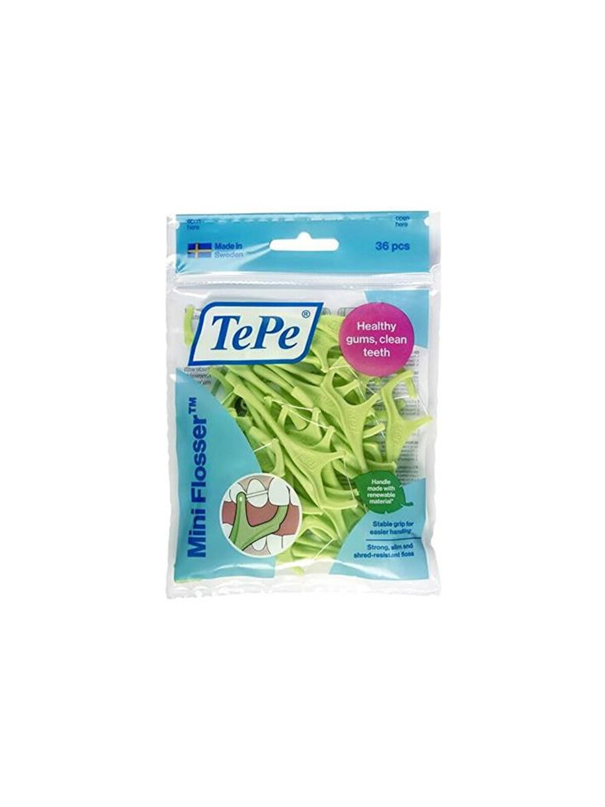 TePe Mini Flosser (36 pezzi) - Filo interdentale con filo interdentale Donna
