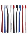 Spazzolino unisex Swissdent Profi Colors Soft-Medium - Rosso e Rosso