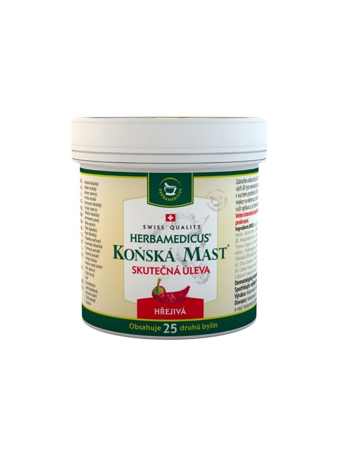 Unguento riscaldante Herbamedicus per equini 250 ml unisex