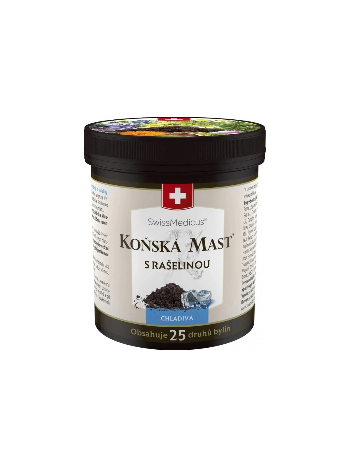 Unguento Herbamedicus Kołsk con agente rinfrescante in contenitore di plastica da 250 ml unisex