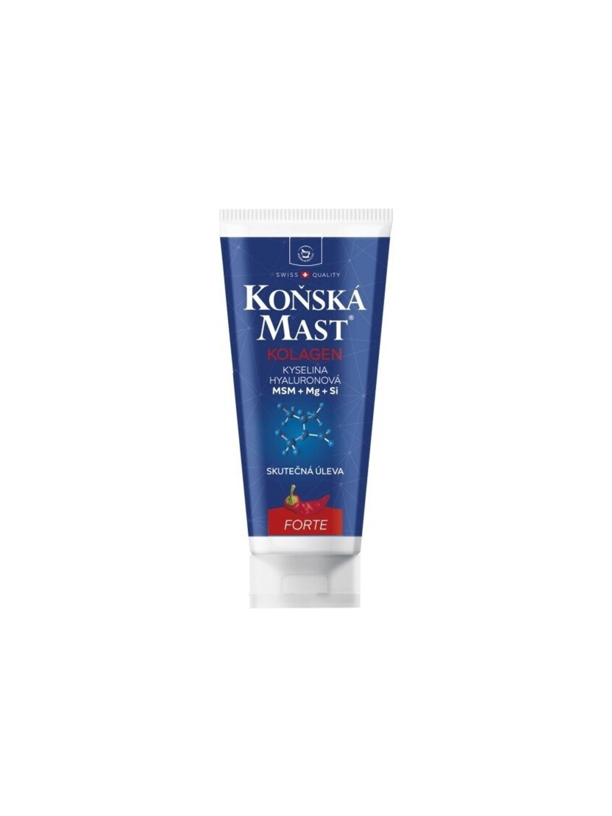 Unguento Herbamedicus Kołsk con collagene umano forte caldo 200 ml unisex