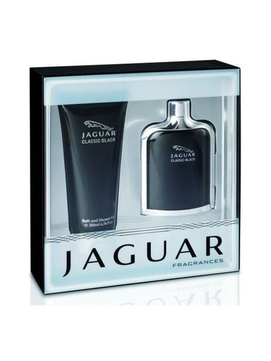 Cofanetto regalo Jaguar Classic Black, eau de toilette 100ml e gel doccia Classic Black 200ml uomo