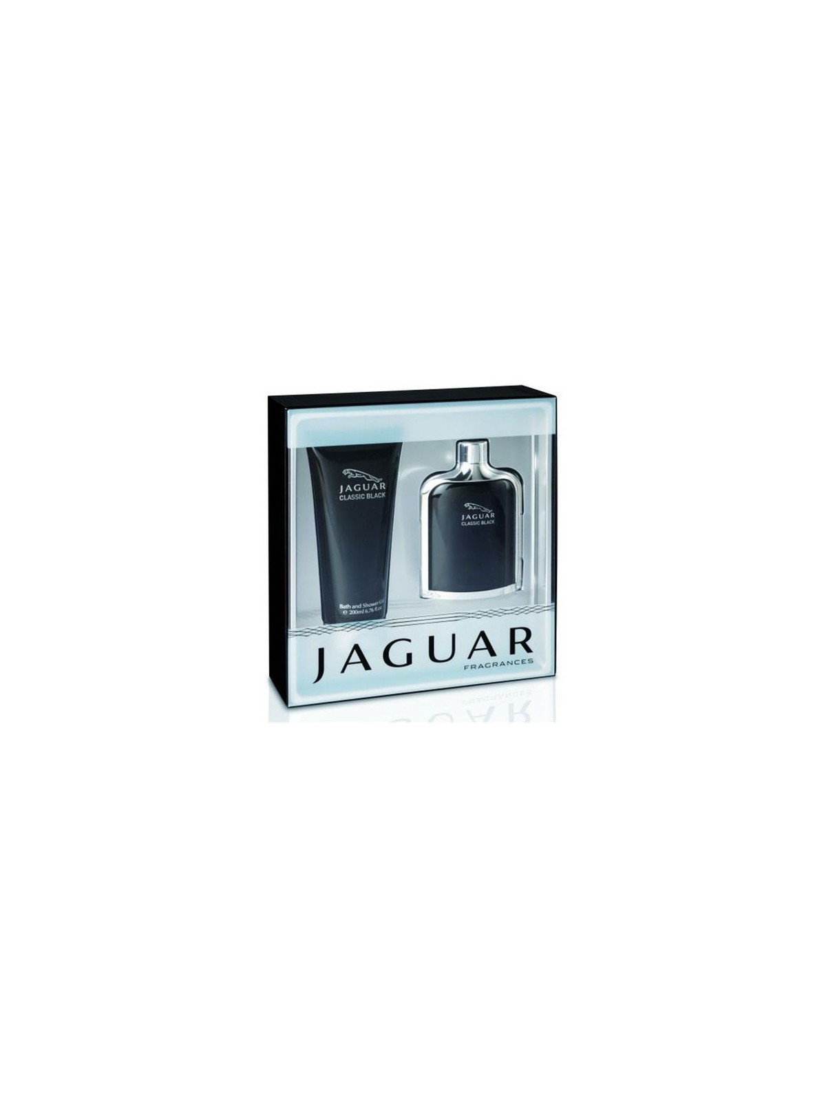 Cofanetto regalo Jaguar Classic Black, eau de toilette 100ml e gel doccia Classic Black 200ml uomo