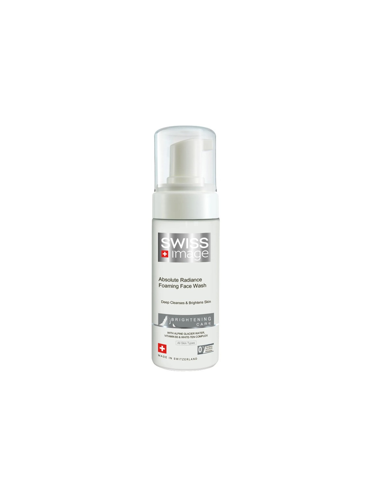 Swiss Image Brightening Care Absolute Radiance Foaming Face Wash - Schiuma detergente delicata e illuminante 150ml donna