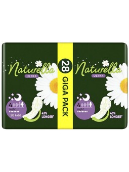 Naturella Ultra Night Quatro - Dmsk fiocchi igienici per la notte 28,0 pezzi donna
