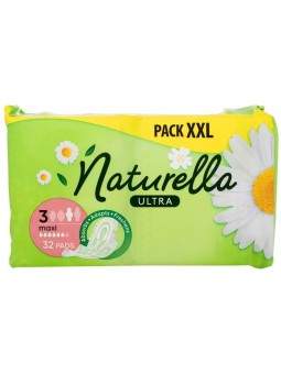 Naturella Ultra Maxi - Flocculi igienici, leggeri e profumati, 32 pezzi, donna