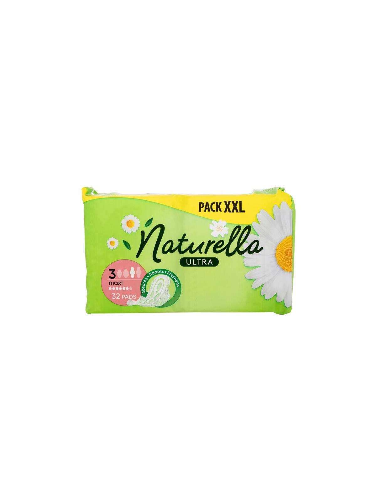 Naturella Ultra Maxi - Flocculi igienici, leggeri e profumati, 32 pezzi, donna
