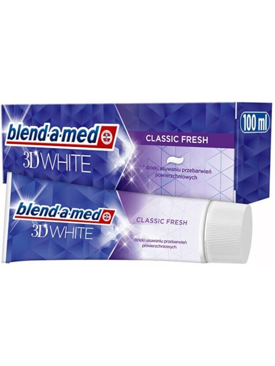 Blend-a-med 3D White Classic Fresh - Dentifricio B?lic 100ml donna