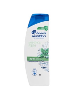 Head & Shoulders Menthol Refresh Shampoo Antiforfora - Shampoo antiforfora al mentolo 400ml donna
