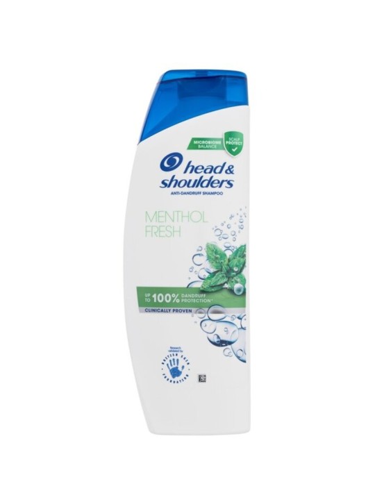 Head & Shoulders Menthol Refresh Shampoo Antiforfora - Shampoo antiforfora al mentolo 400ml donna