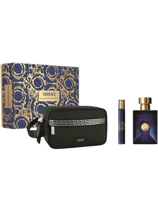 Versace Dylan Blue SET eau de toilette 100ml + eau de toilette 10ml + trousse uomo