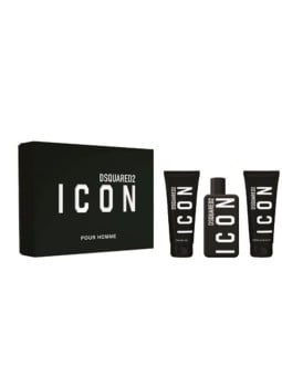 Dsquared2 Icon Pour Homme Gift set eau de parfum 100ml, shower gel 100ml e balm po holen 100ml uomo