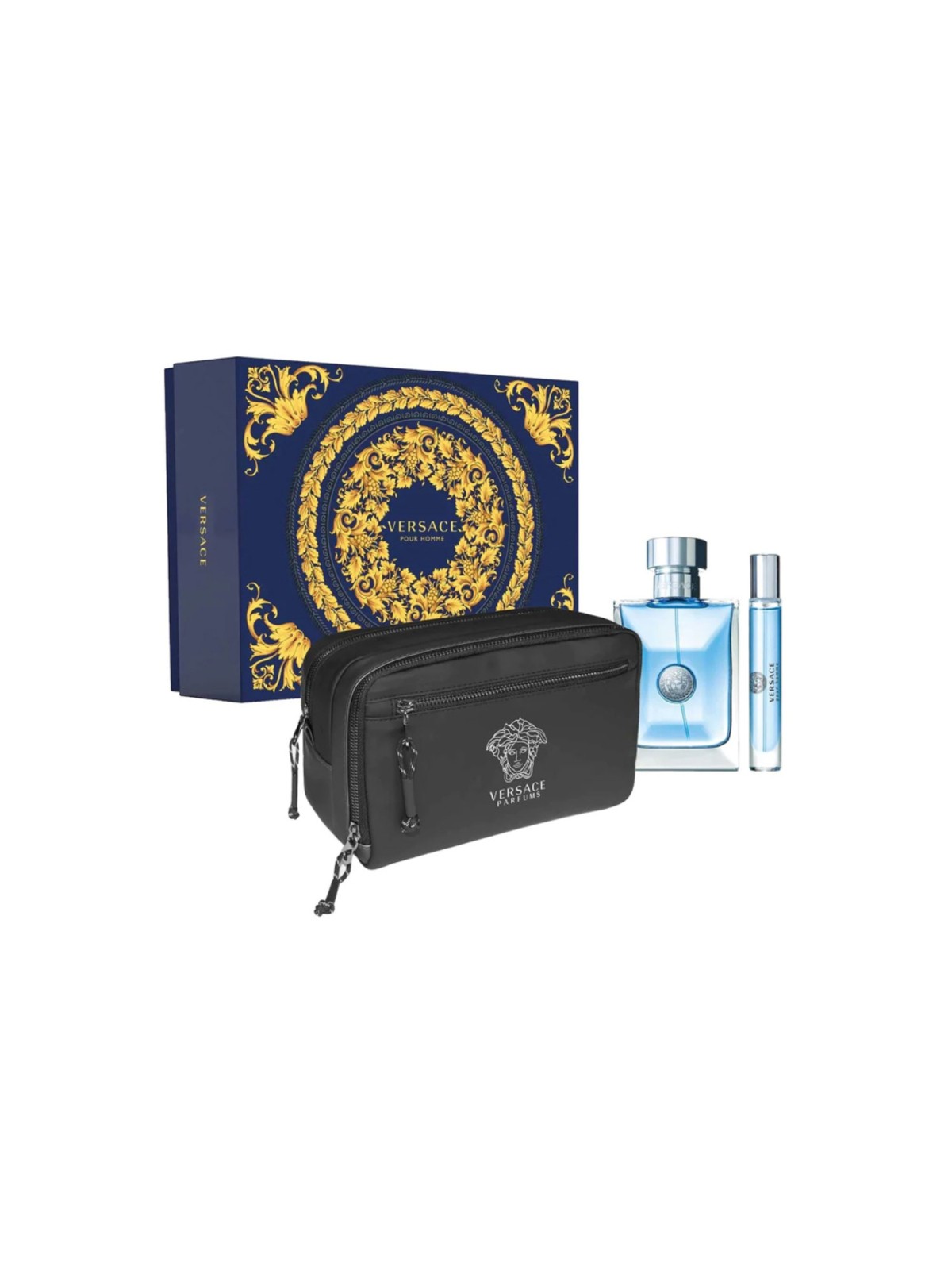 Versace Versace pour Homme SET eau de toilette 100ml + eau de toilette 10ml + trousse uomo