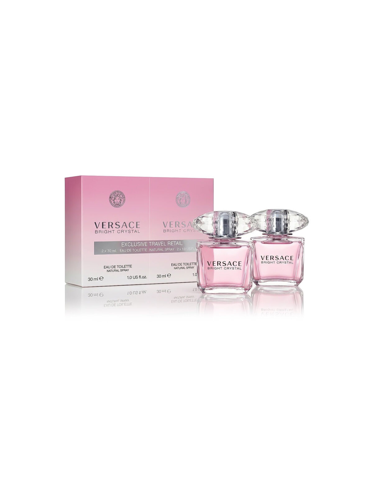 Versace Bright Crystal Gift set eau de toilette 2 x 30ml donna