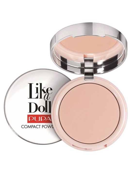 Cipria compatta Pupa Like and Doll - Cipria compatta 10 g donna 001 Porcellana