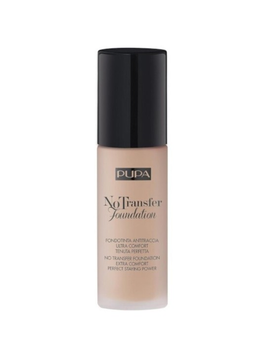 Pupa No Transfer Foundation Extra Comfort SPF 15 - Trucco a lunga durata 30ml donna 300 Natural Silk