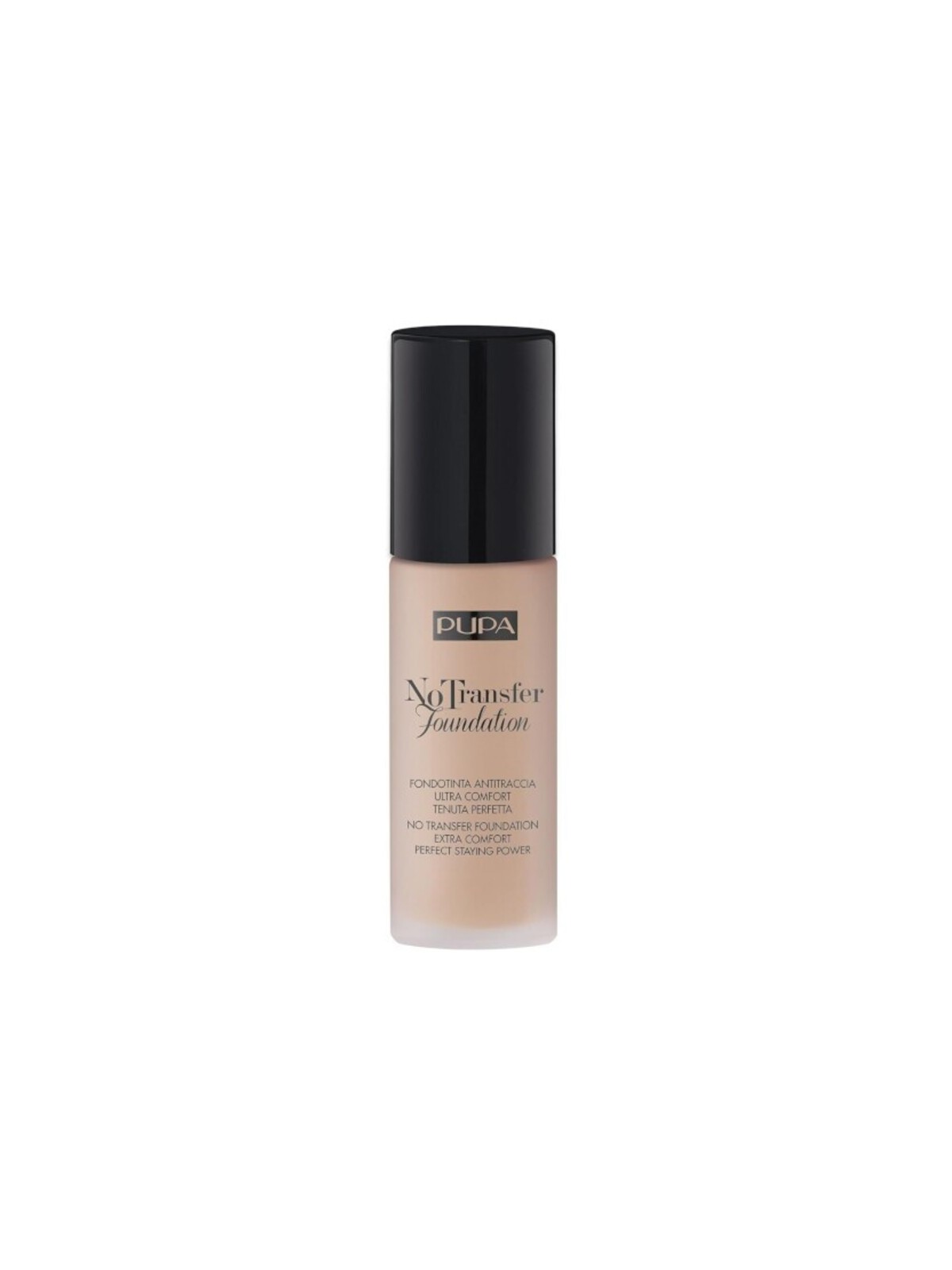 Pupa No Transfer Foundation Extra Comfort SPF 15 - Trucco a lunga durata 30ml donna 300 Natural Silk