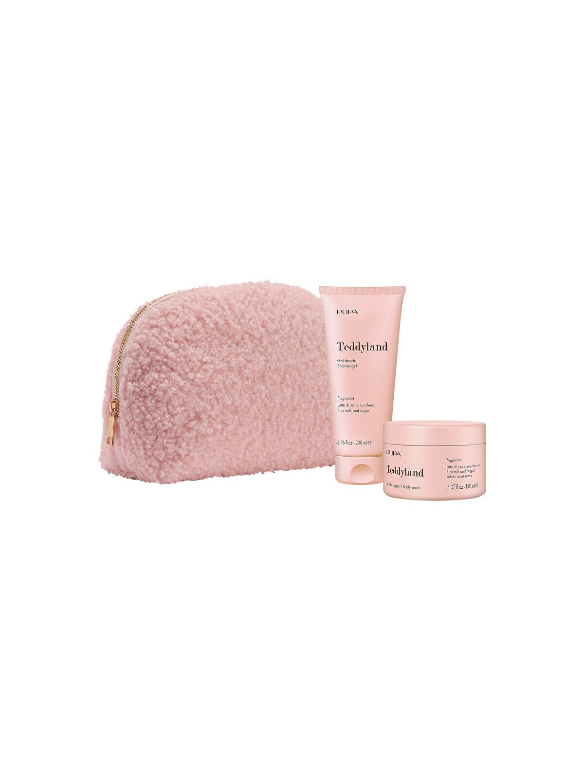 Kit Pupa Rice Milk and Sugar Teddyland 2 - Set regalo donna