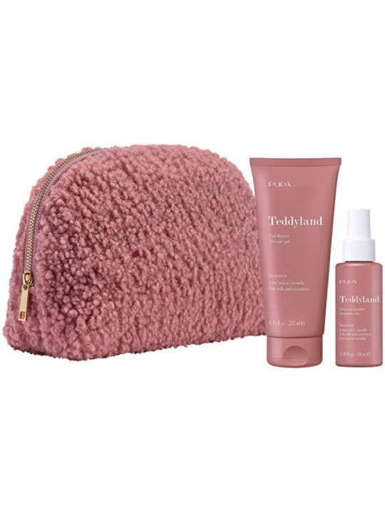 Set regalo Pupa Pink Milk and Cinnamon Teddyland - Set regalo donna