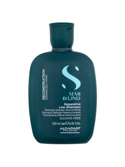Alfaparf Milano Semi Di Lino Shampoo Riparativo a Basso Contenuto - Shampoo Rigenerante per Capelli Danneggiati 1000ml donna