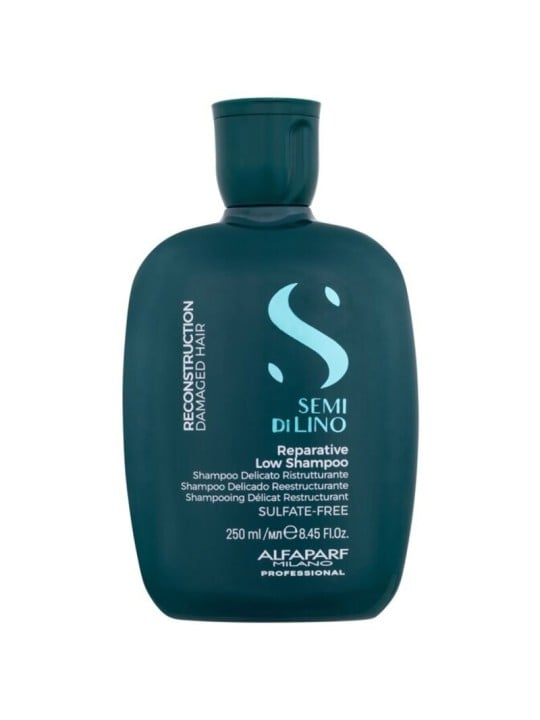 Alfaparf Milano Semi Di Lino Shampoo Riparativo a Basso Contenuto - Shampoo Rigenerante per Capelli Danneggiati 1000ml donna