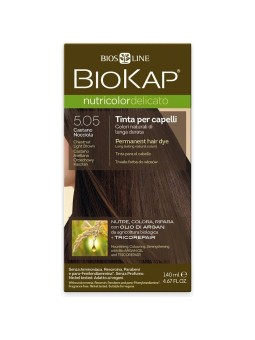 Biokap NUTRICOLOR DELICATO - Tintura per capelli - 5.05 Castano - castano chiaro 140ml unisex