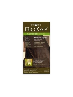 Biokap NUTRICOLOR DELICATO - Tintura per capelli - 5.0 Katanov luce naturale 140ml unisex