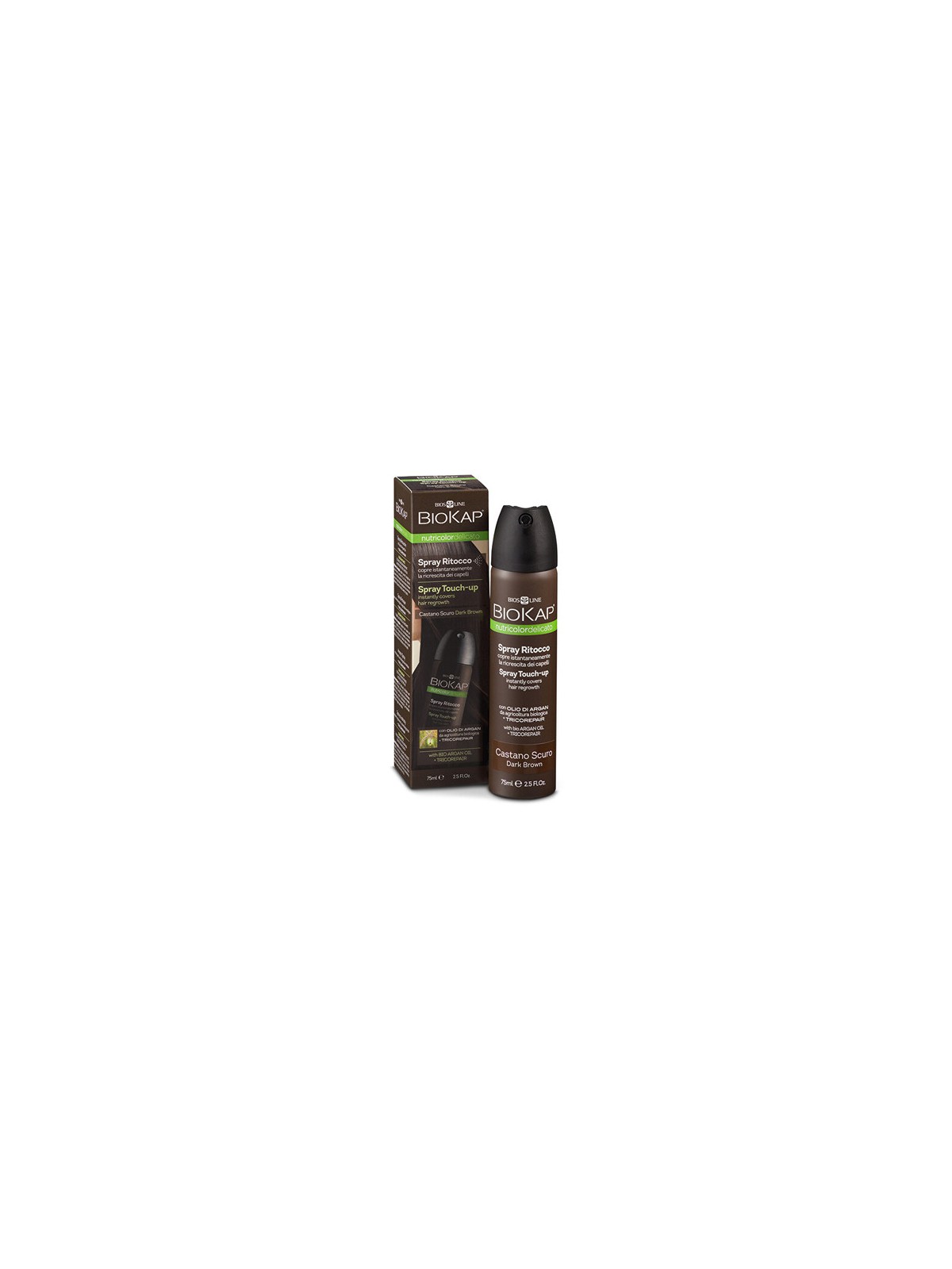 Biokap Nutricolor Delicato Spray Ritocco - Castano scuro - 75 ml unisex
