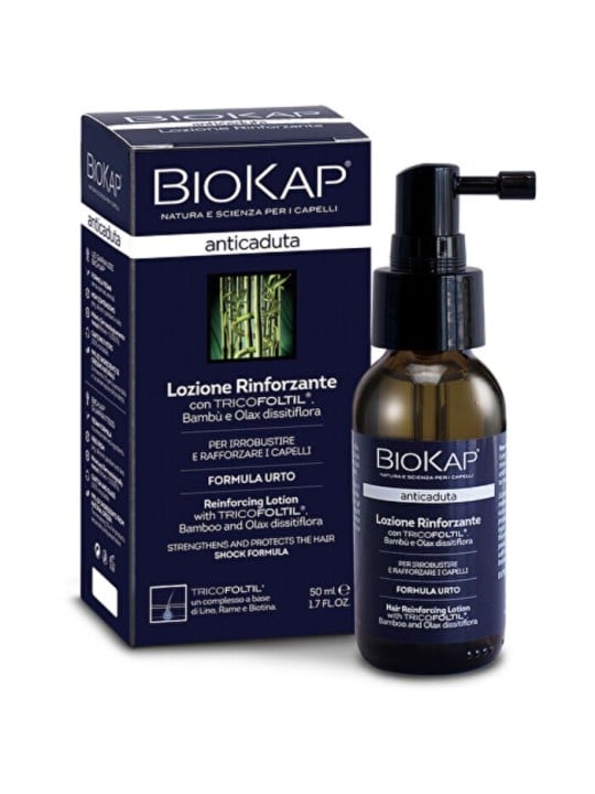 Biokap Lozione contro la caduta dei capelli? Forte con 50ml uomo