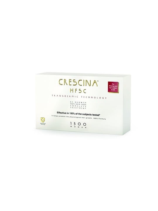 Trattamento Crescina per la Ricrescita e la Prevenzione della Caduta dei Capelli, grado 1300, 3,5 ml, donna