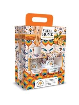 Set Sweet Home Collection Navelina Orange - Set regalo con diffusore di aromi e candela Donna