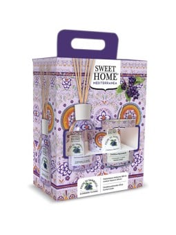 Set regalo Sweet Home Collection con fiori di sambuco - Diffusore di aromi con candela Donna