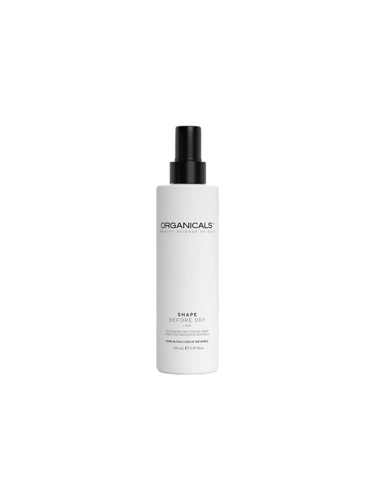 Organicals SHAPE Before Dry ( Lime ) - Volume spray 150ml donna