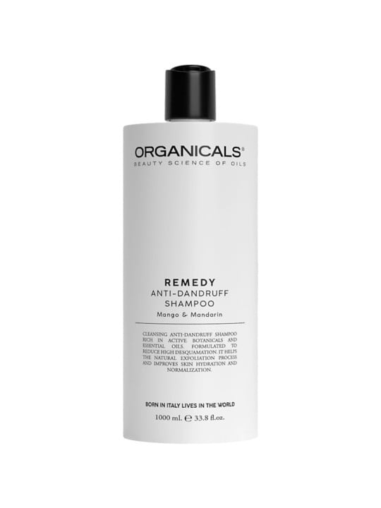 Organicals REMEDY Shampoo Antiforfora (Mango e Mandarino) - shampoo detergente contro la forfora 1000ml donna